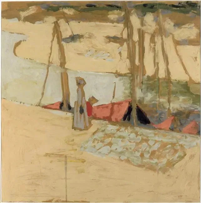 La Promenade dans le port - Édouard Vuillard
