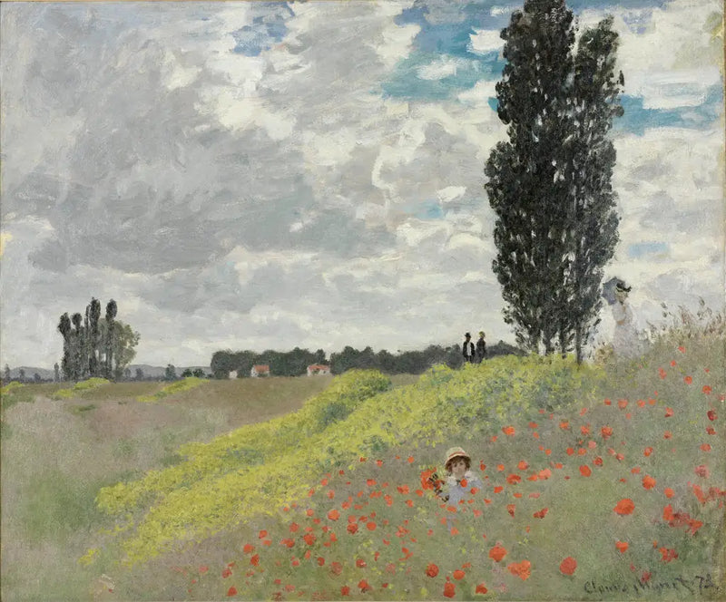 La Promenade dans les prairies à Argenteuil - Claude Monet