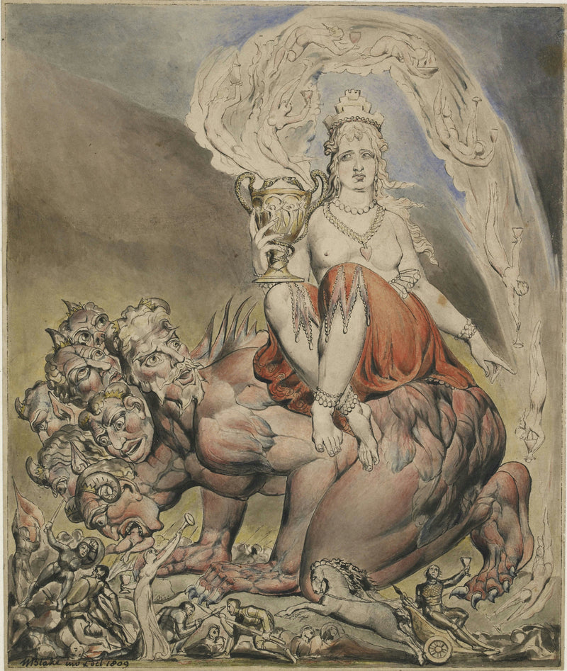 La Prostituée de Babylone - William Blake