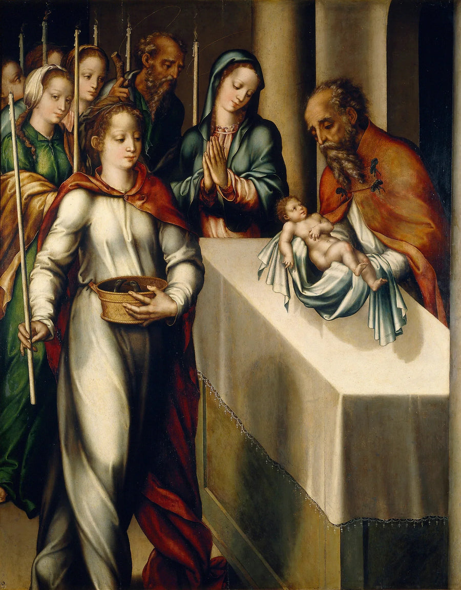 La Purification de la Vierge ou La Présentation au Temple - Luis de Morales