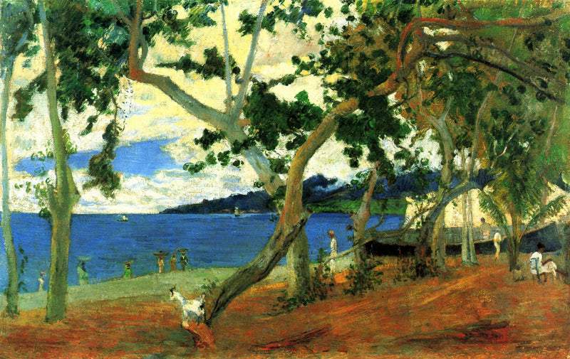 La Rade de Saint-Pierre vue de l'anse Turin - Paul Gauguin