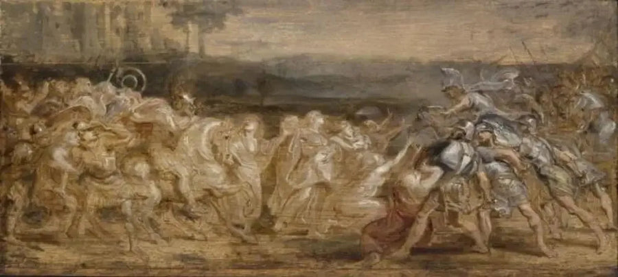 La réconciliation des Romains et des Sabins - Peter Paul Rubens