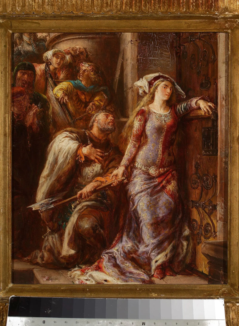 La reine Jadwiga et Dymitr de Goraj - Jan Matejko