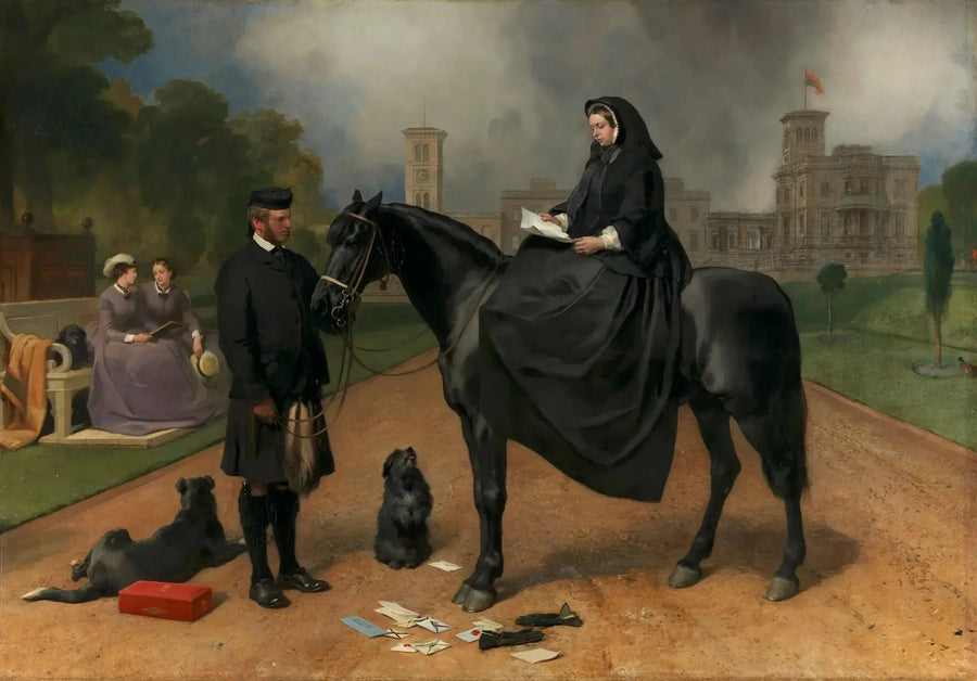 La reine Victoria à Osborne - Edwin Henry Landseer