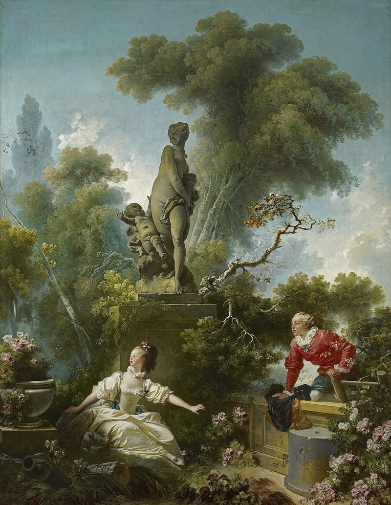 La Rencontre - Jean-Honoré Fragonard
