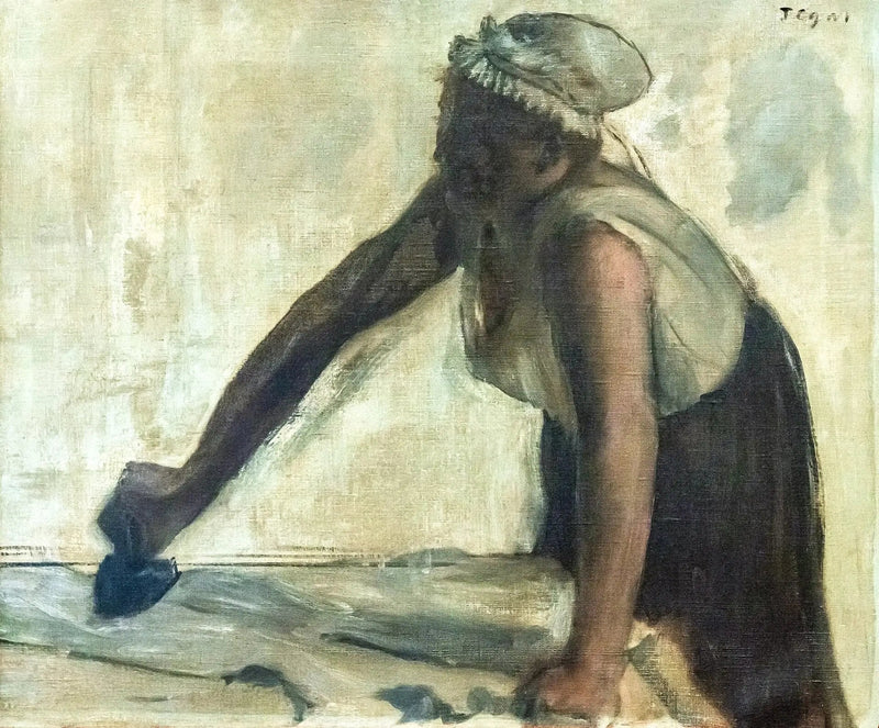 La repasseuse à contre-jour - Edgar Degas