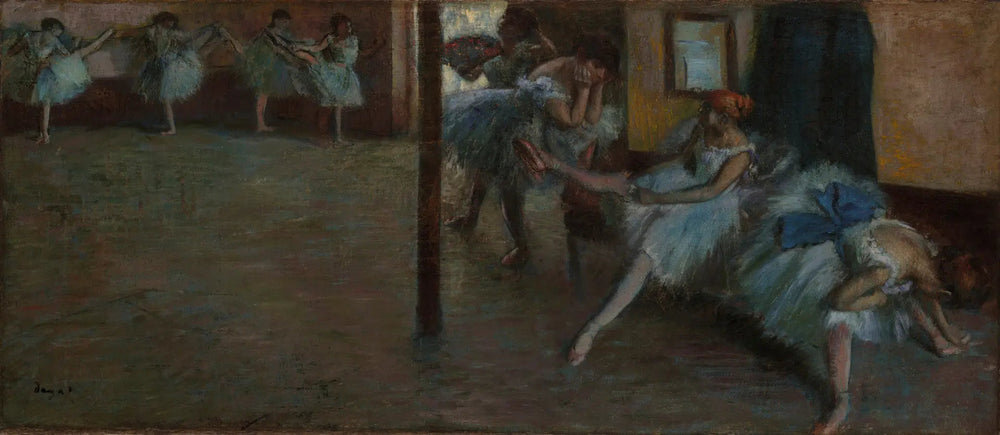 La répétition du ballet - Edgar Degas image 1 copie peinte à la main à l’huile