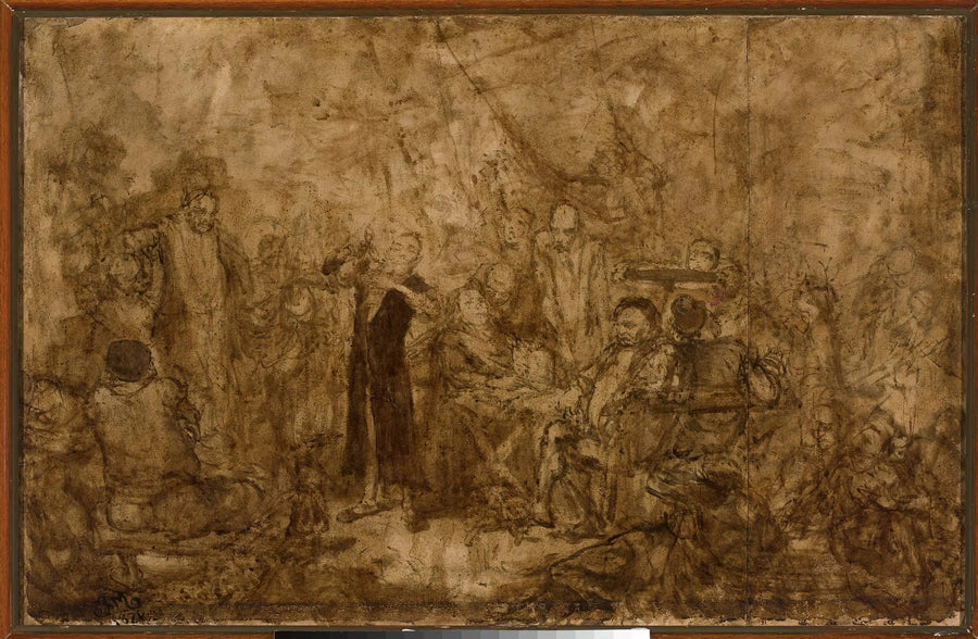 La République de Babin, croquis - Jan Matejko
