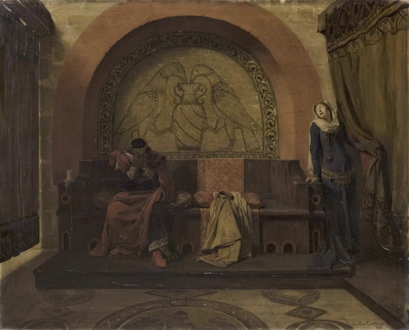 La Répudiation de la reine Berthe - Jean-Paul Laurens