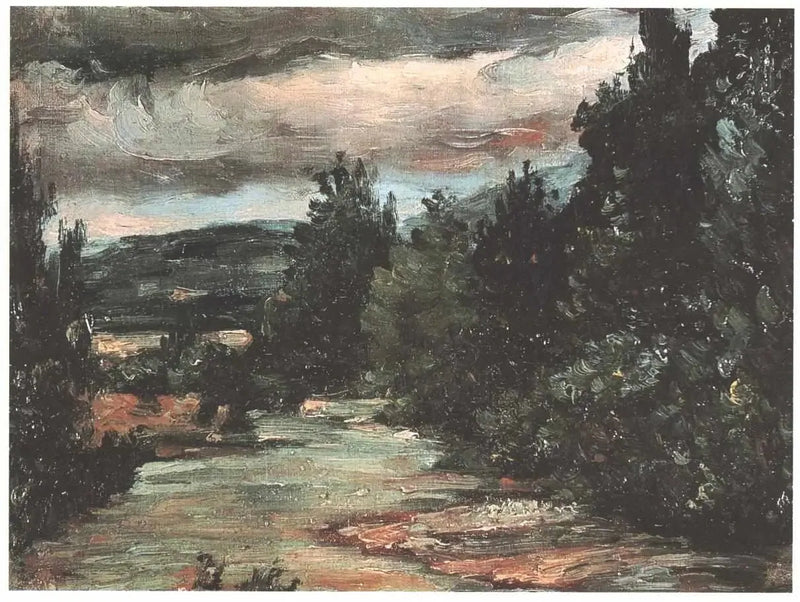 La Rivière dans la plaine - Paul Cézanne
