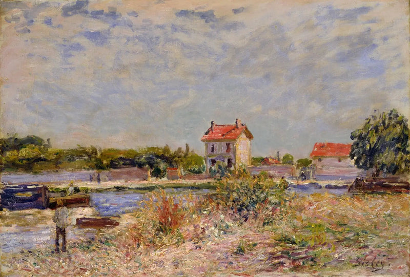 La rivière Loing à Saint-Mammes - Alfred Sisley