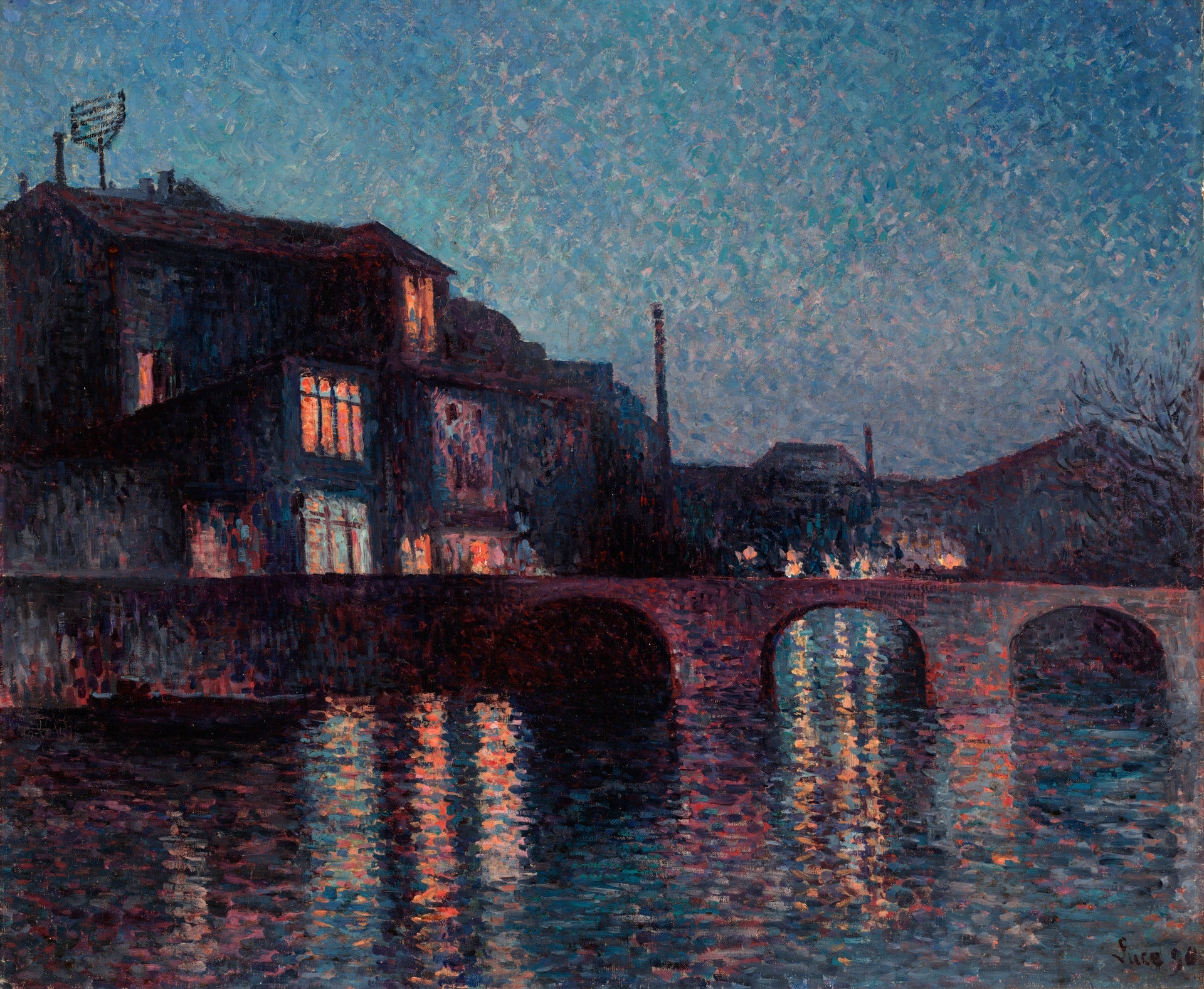 La rivière Sambre à Charleroi - Maximilien Luce