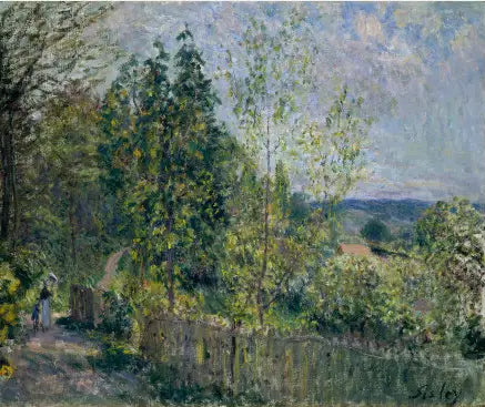 La route des bois - Alfred Sisley
