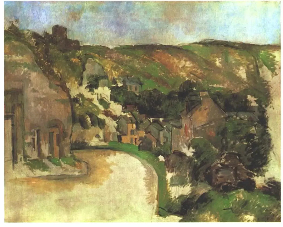 La Route tournante à La Roche-Guyon - Paul Cézanne