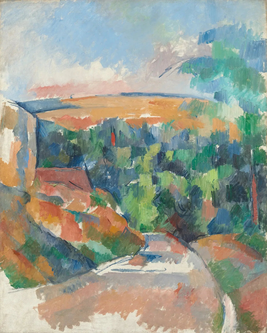 La Route tournante ; Matinée de printemps à Saint-Antonin - Paul Cézanne