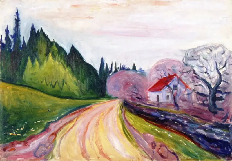 La Route vers Borre - Edvard Munch