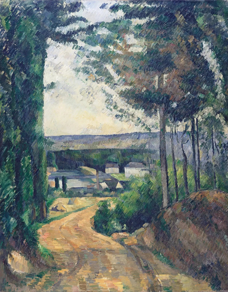 La Route vers l'étang - Paul Cézanne