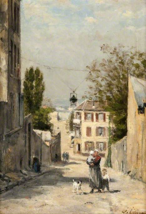 La rue de Norvins, Montmartre - Stanislas Lépine