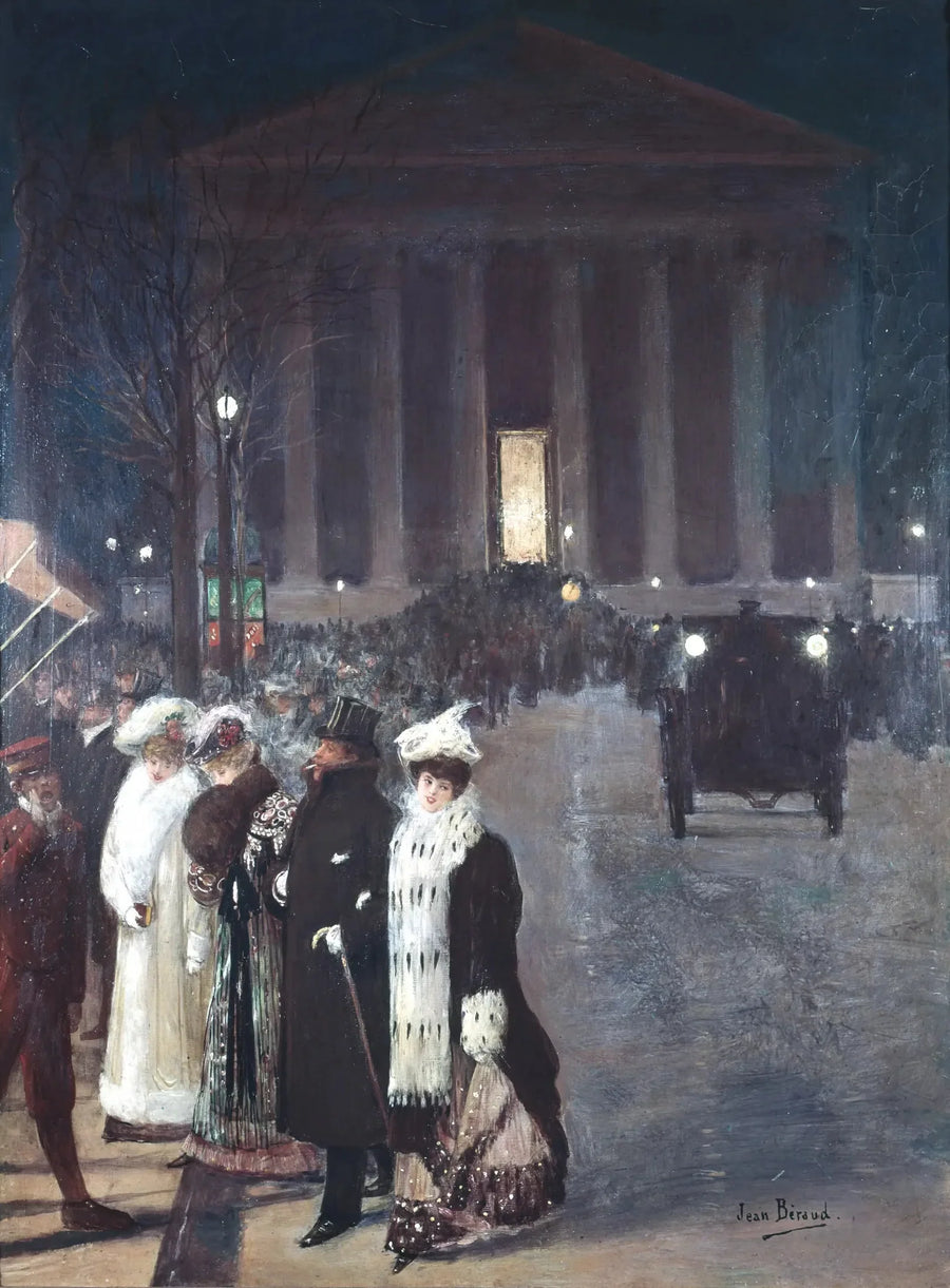 La rue Royale, le soir de Noël - Jean Béraud