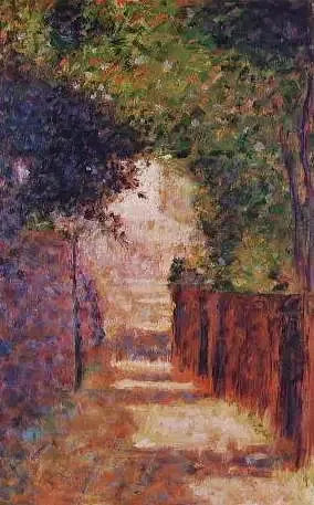 La rue Saint-Vincent, Paris, au printemps - Georges Seurat