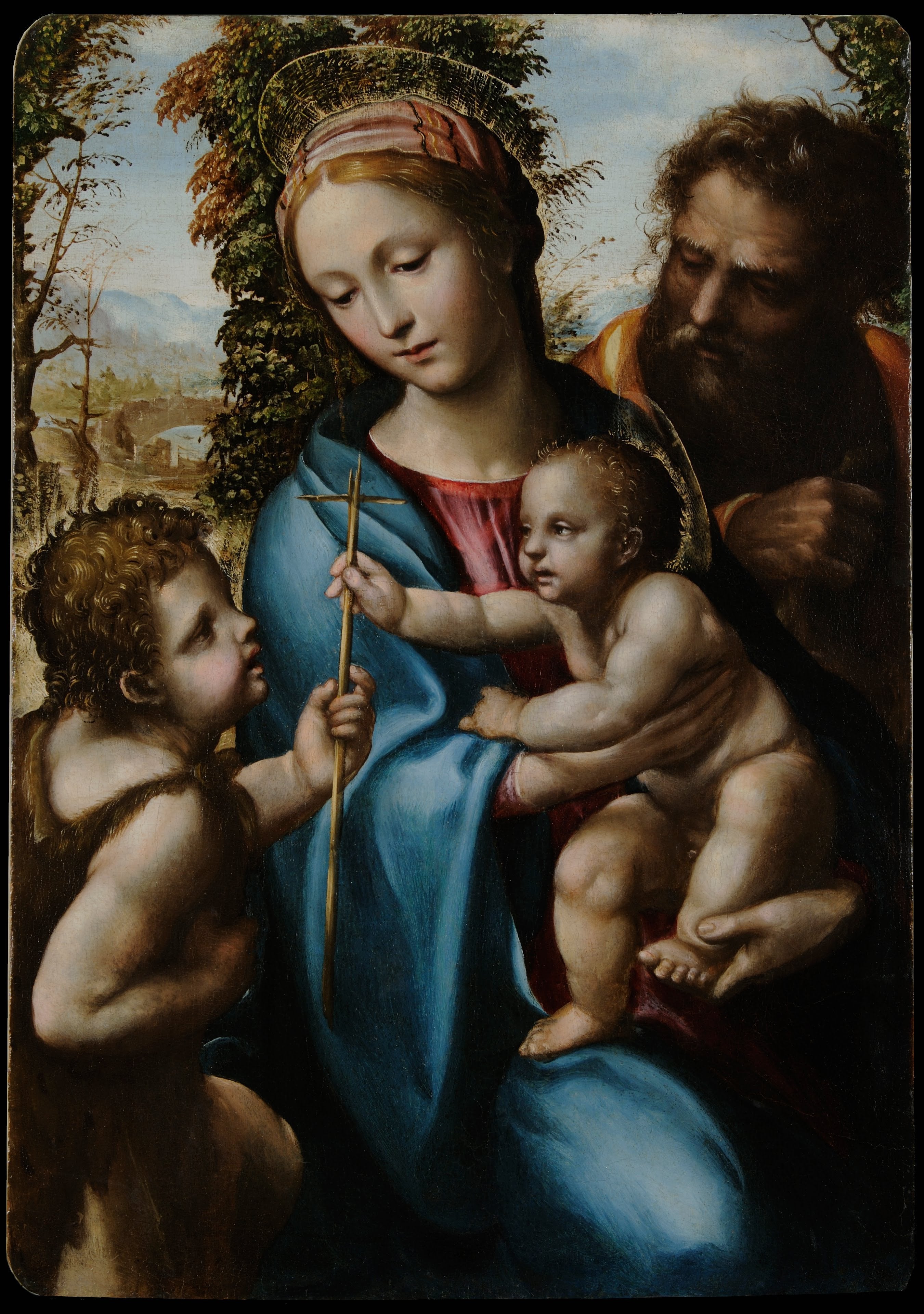 La Sainte Famille avec le jeune saint Jean - Il Sodoma (Giovanni Antonio Bazzi)