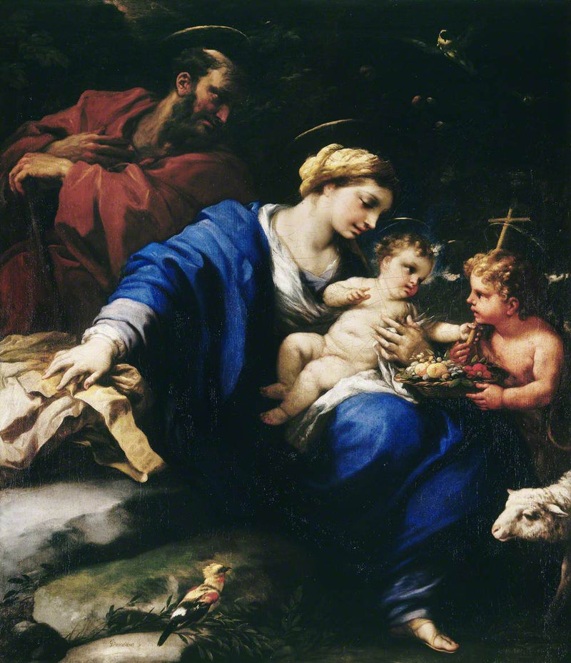 La Sainte Famille avec l'Enfant saint Jean-Baptiste - Luca Giordano