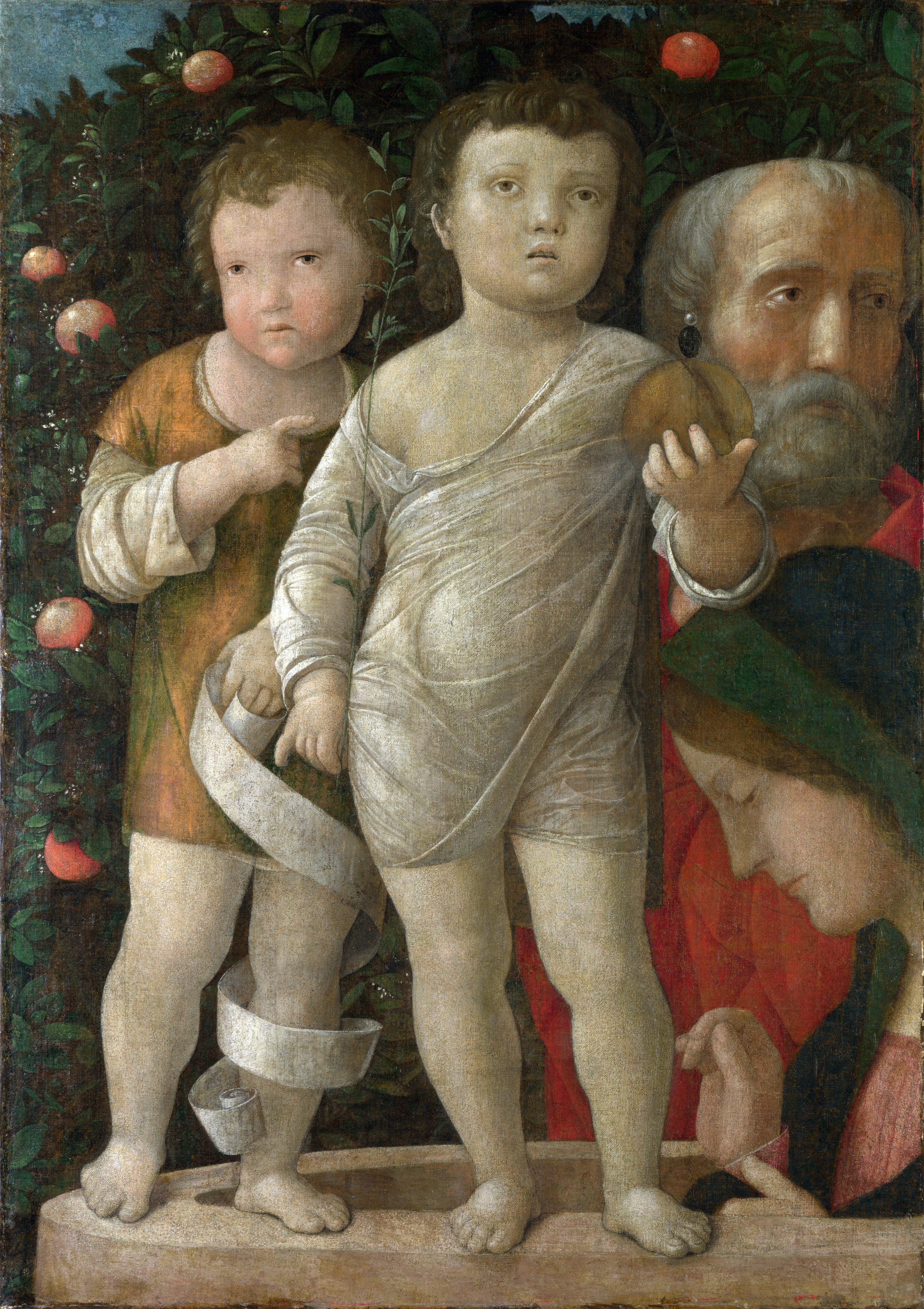 La Sainte Famille avec saint Jean - Andrea Mantegna