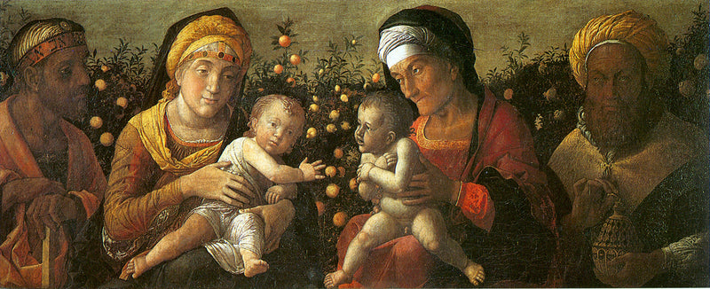 La Sainte Famille et la Famille de saint Jean-Baptiste - Andrea Mantegna