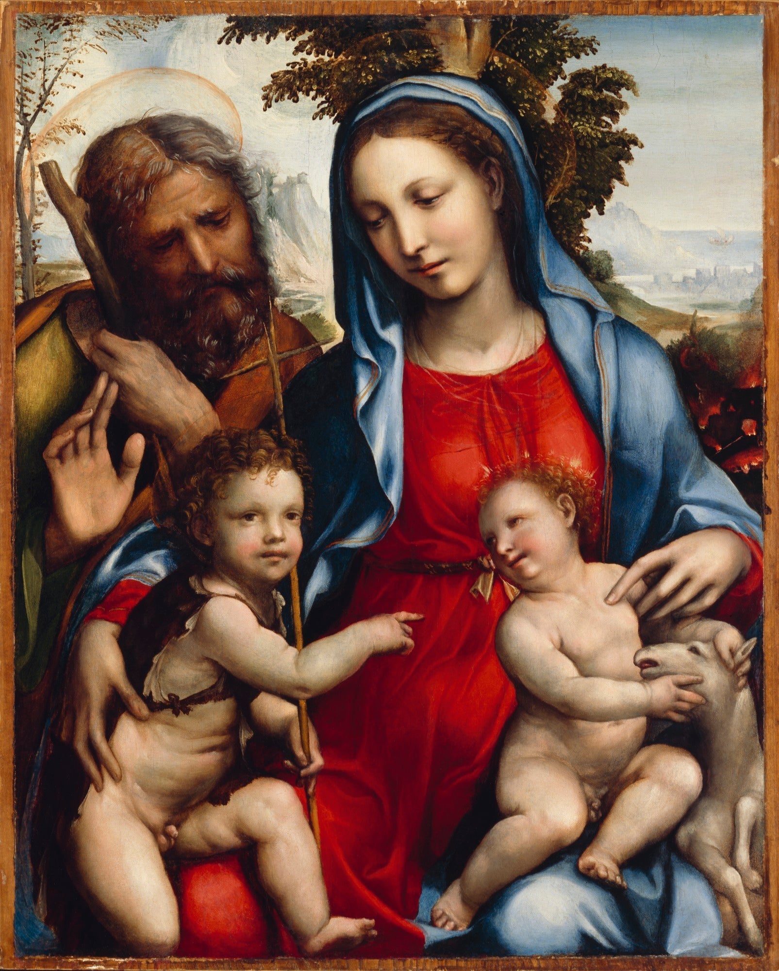 La Sainte Famille et saint Jean - Il Sodoma (Giovanni Antonio Bazzi)