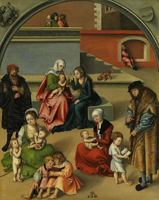 La Sainte Parenté - Lucas Cranach the Elder