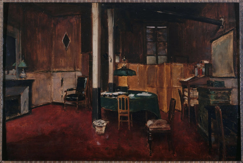 La salle de rédaction du Journal des débats - Jean Béraud