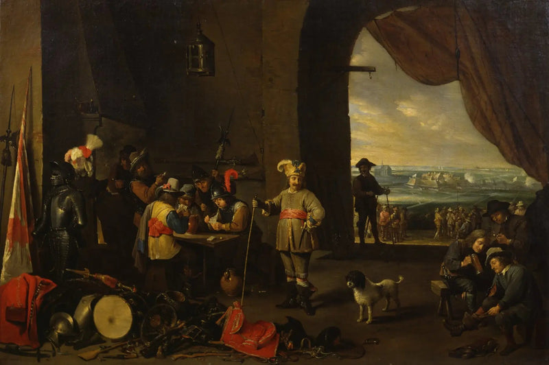 La salle des gardes - David Teniers le Jeune