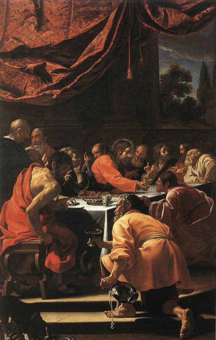 La scène - Simon Vouet