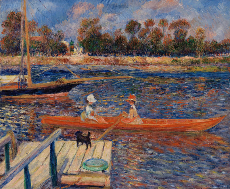 La Seine à Argenteuil (La Seine à Argenteuil) - Pierre-Auguste Renoir