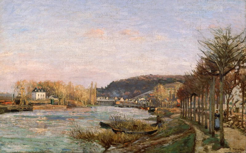 La Seine à Bougival - Camille Pissarro
