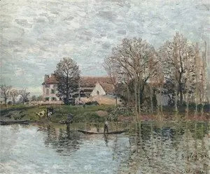 La Seine à Port-Marly - Alfred Sisley