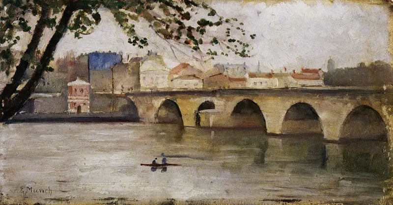 La Seine à Saint-Cloud - Edvard Munch