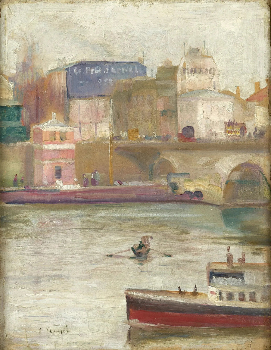 La Seine à Saint-Cloud - Edvard Munch