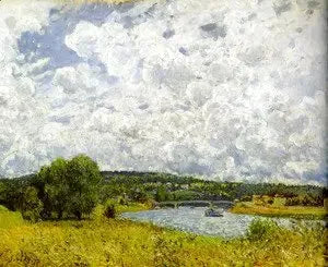 La Seine à Suresnes - Alfred Sisley