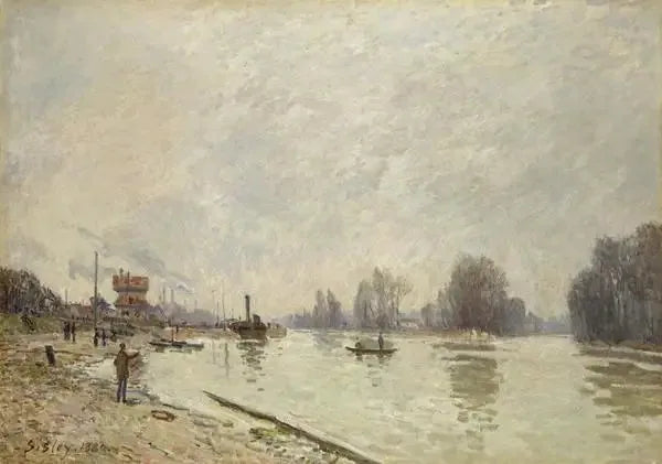 La Seine à Suresnes - Alfred Sisley