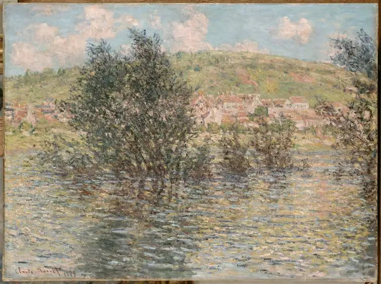 La Seine à Vétheuil, effet de soleil après la pluie - Claude Monet