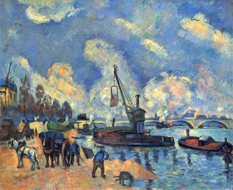 La Seine au quai d'Austerlitz - Paul Cézanne