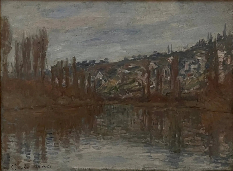 La Seine en aval de Vétheuil - Claude Monet