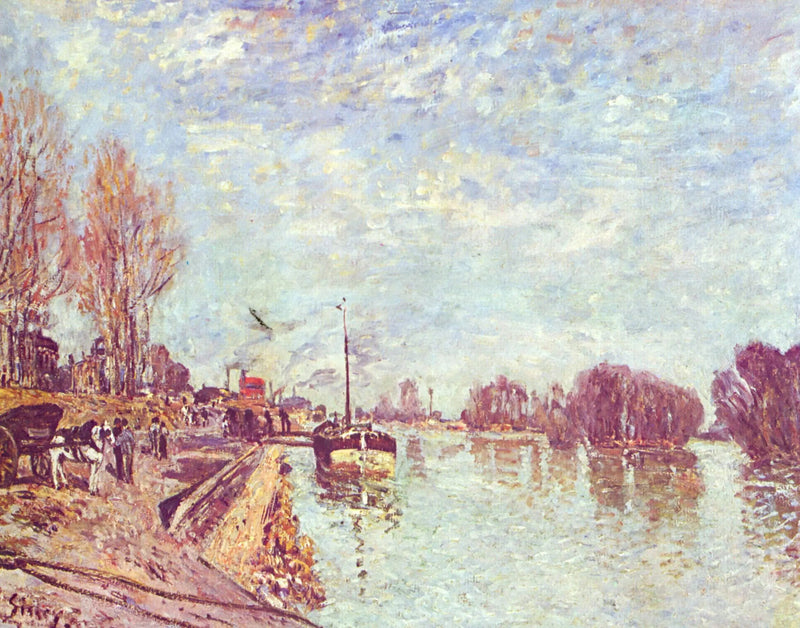La Seine près de Suresnes - Alfred Sisley