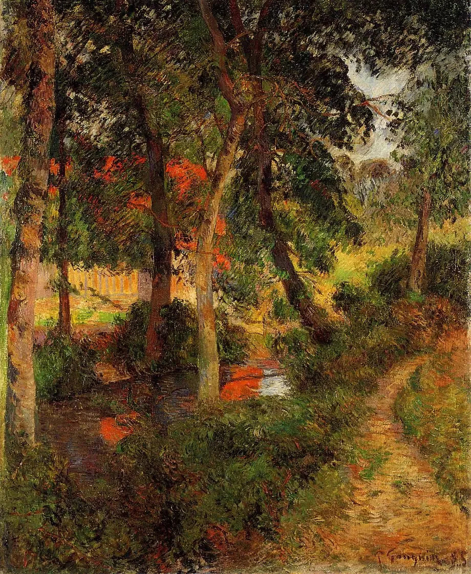 La Sente du père Jean - Paul Gauguin image 1 reproduction artisanale de tableau