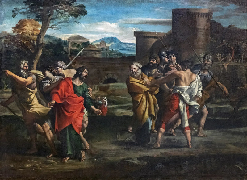 La séparation de Saint Pierre et de Saint Paul - Giovanni Lanfranco