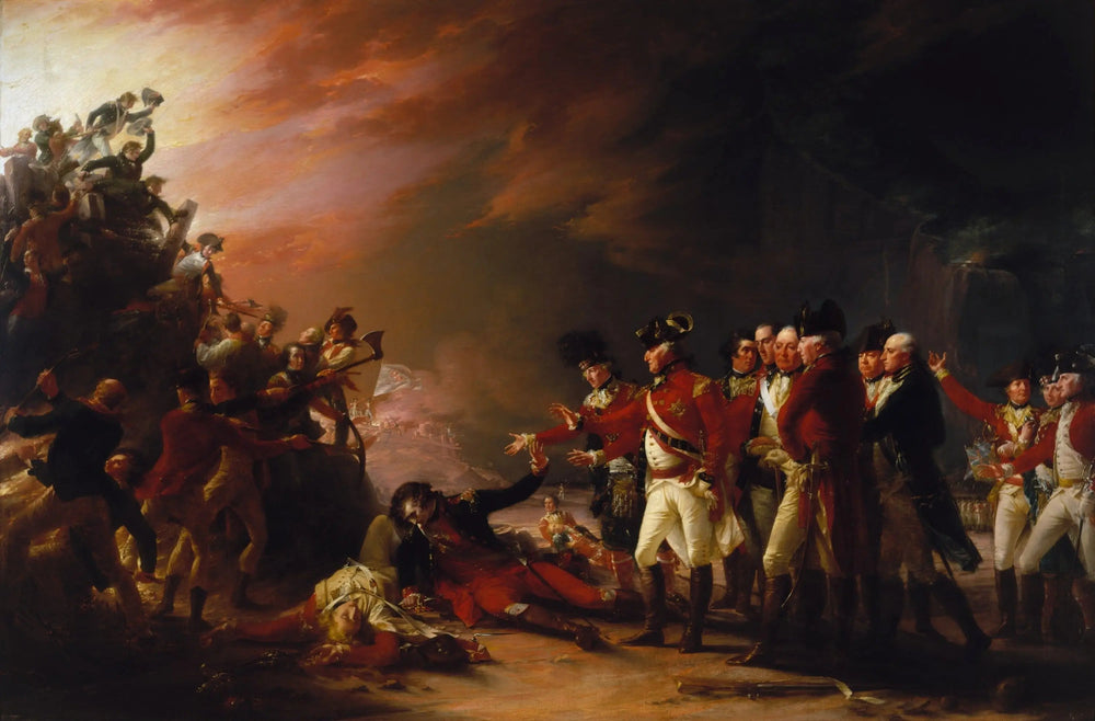 La Sortie de la garnison de Gibraltar au matin du 27 novembre 1789 - John Trumbull - Alpha Reproduction