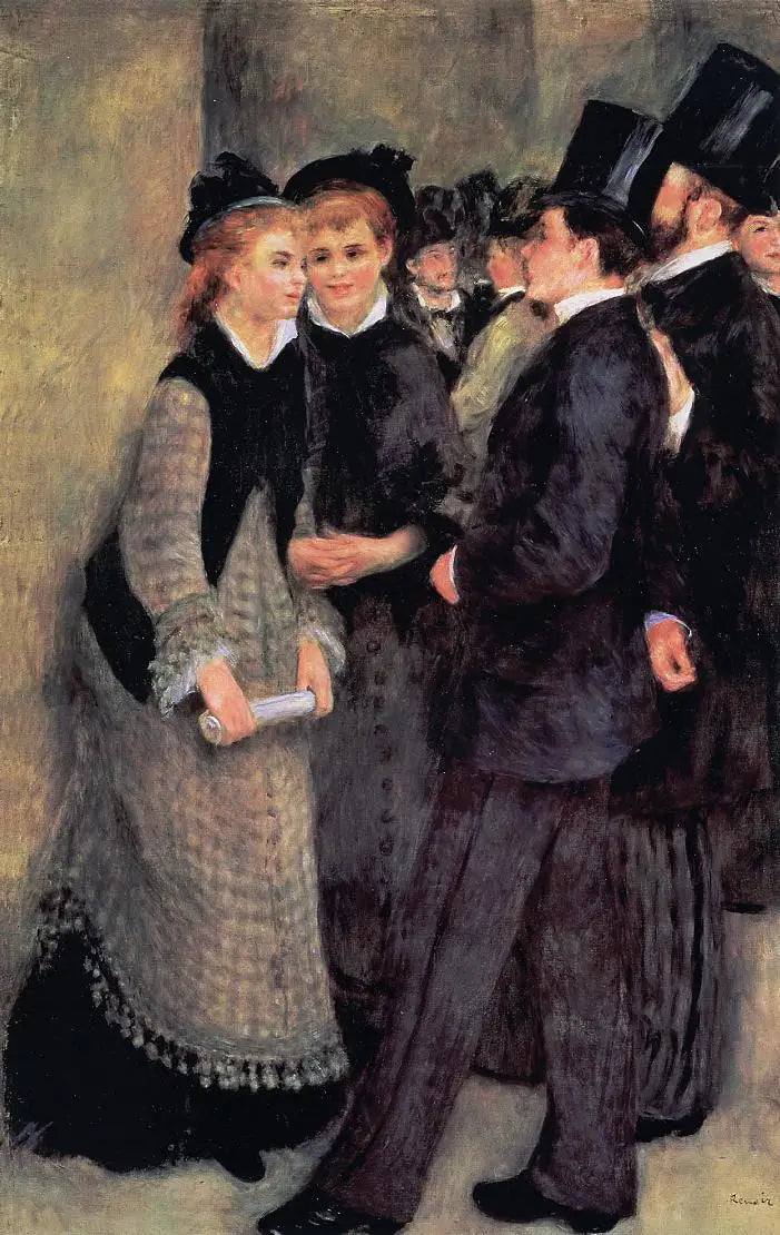 La sortie du Conservatoire - Pierre-Auguste Renoir