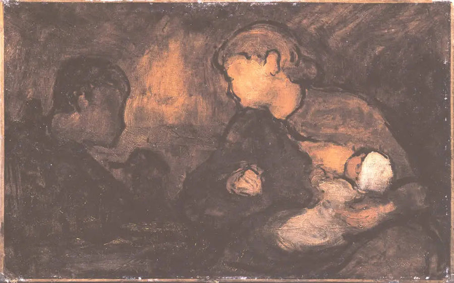 La soupe - Honoré Daumier