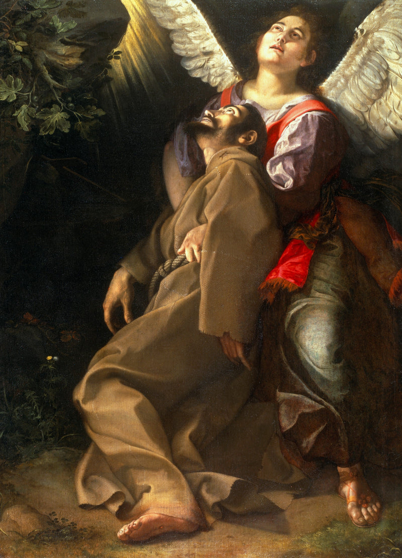 La stigmatisation de saint François - Orazio Gentileschi